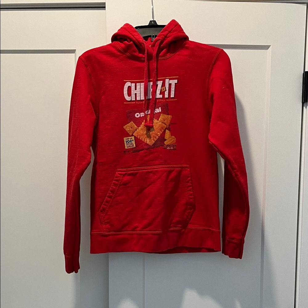 Port and Company Red Hoodie Cheez-it Sweatshirt